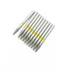 10 sztuk / paczka Dental Diamond Burs Extra Fine FG 1.6mm High Speed Drills do polerowania wygładzania zębów polerki CR-12EF