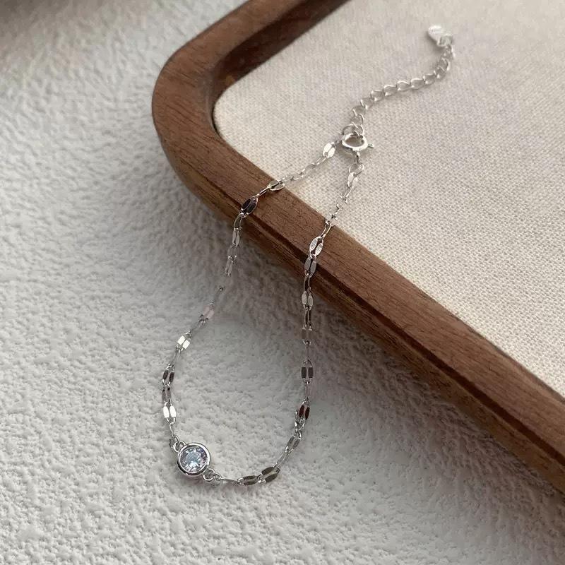 New Super Sparkling Sparkling Bracelet for Women, Niche, Light Luxury, Minimalist, Sparkling Lip Chain Accessory