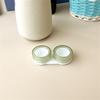 Double Layer Contact Lenses Storage Box With Secure Seal Lightweight ABS Storage Box For Outdoor Travel