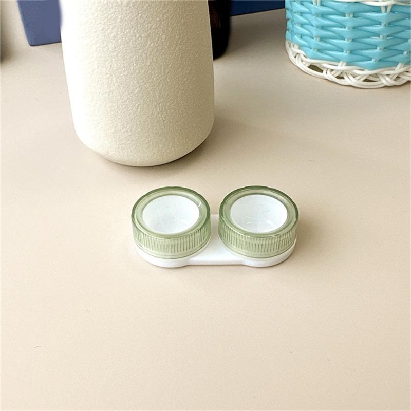 Double Layer Contact Lenses Storage Box With Secure Seal Lightweight ABS Storage Box For Outdoor Travel