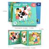 New Kids Magnetic Jigsaw Puzzle Game Baby Early Learning Animal Fruit Traffic Cognition Educational Toy Gift for Children