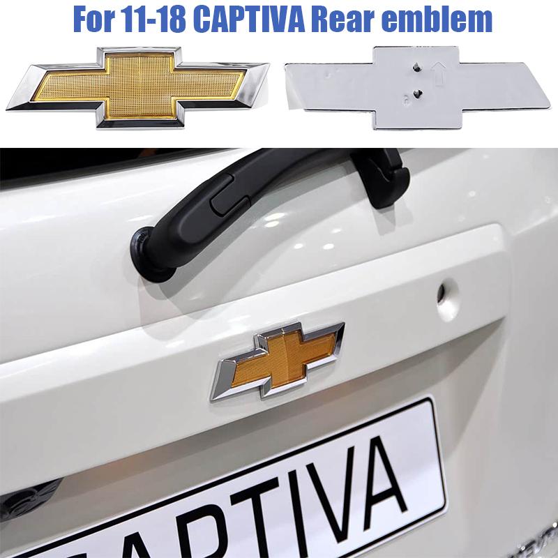 

1pcs 3D ABS Car Rear logo Rear Bumper tail door trunk car rear Emblem sticker styling Accessories For Chevrolet 11-18 CAPTIVA 11-18 CAPTIVA&Car Rear emblem