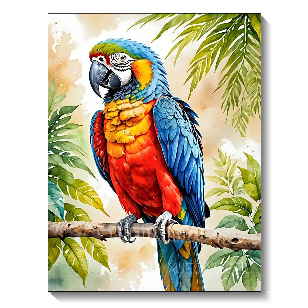 Watercolor Animal Series Diamond Painting Decoration Diy Full Rhinestone Eagle Raccoon Mosaic Cross Stitch Kit Gift