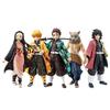Anime Demon Slayer Kimetsu No Yaiba Figure Kamado Tanjirou Action Figure Agatsuma Zenitsu Nezuko Warrior PVC Desktop Ornaments
