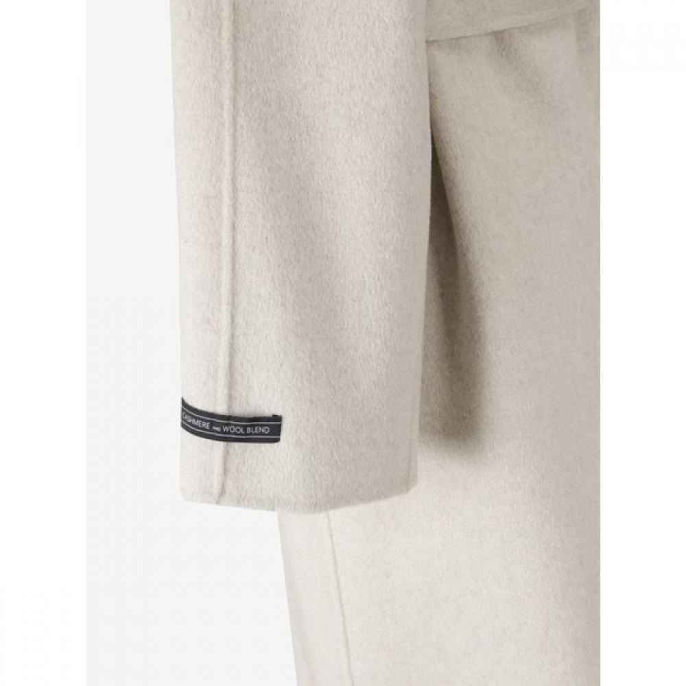 Gürtelter Handgemachter Langer Mantel C254msg176