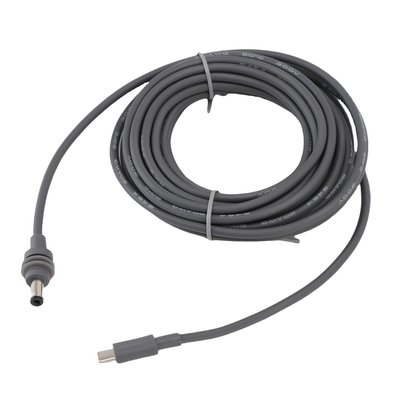 

Супутниковий кабель живлення Type C до DC 18AWG Провід Рейтинг IP68 Підтримує протокол PD для приміщень та вулиці 3meter / 9.8ft