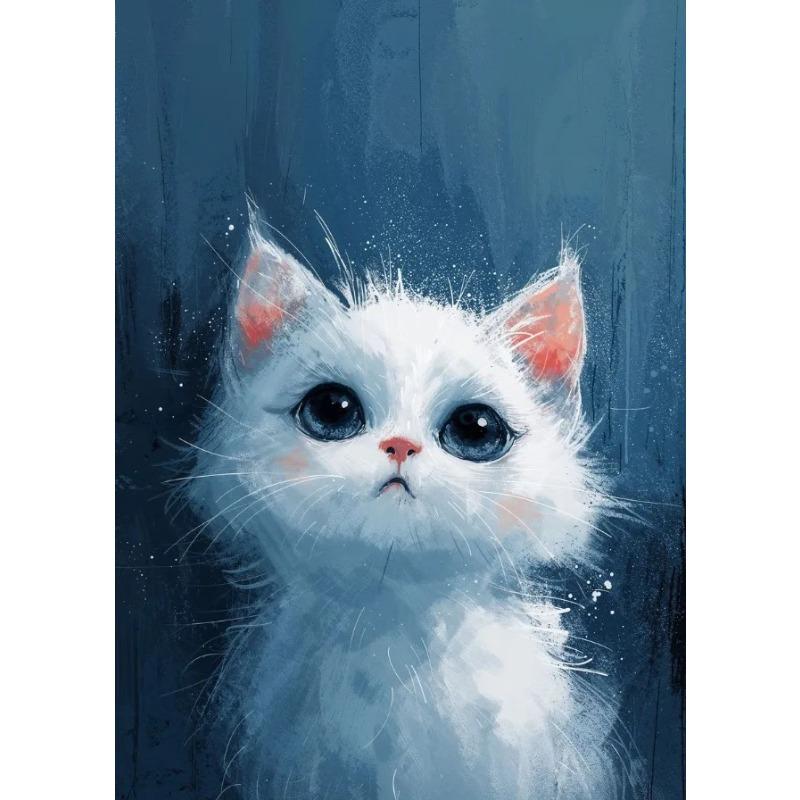 Funny Cute Smile Animals Kitten Koala Fox Lamb Posters Canvas Printing Vintage Wall Art Picture for Living Room Home Decor Gifts