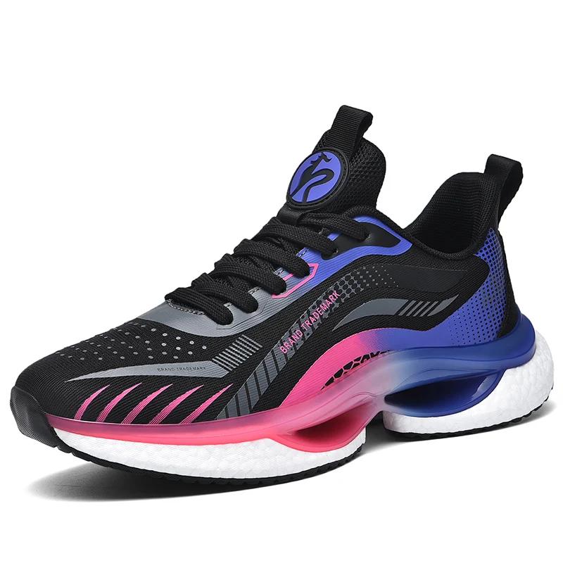 Pánské běžecké boty Carbon Plate pro ženy, breathalbe sportovní boty na běhání, nové odpružené ultralehké tréninkové tenisky pro muže