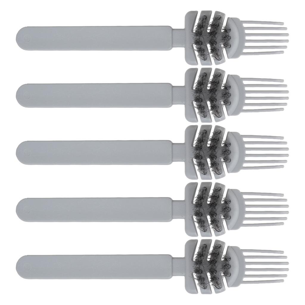 5Pcs Comb Cleaning Brush Plastic Dense Handle Portable Hair Brush Cleaner