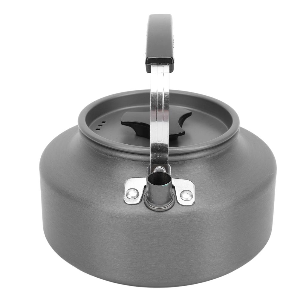 Camping Kettle 1.1L Capacity Aluminum Alloy Heat Resistant Portable Stovetop Coffee Tea Pot for Outdoor Activities