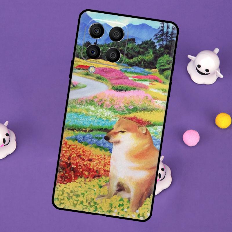Doge Dog Cheems meme Cover For Samsung Galaxy M20 M30s M33 M13 M23 M53 M15 M55 M31 M51 M14 M34 M54 M32 M52 Case