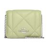 10 Solid Color Diamond Quilted Flap Leather Chain Shoulder Crossbody Mini Bag Women Bags Green CJ528-SVM97