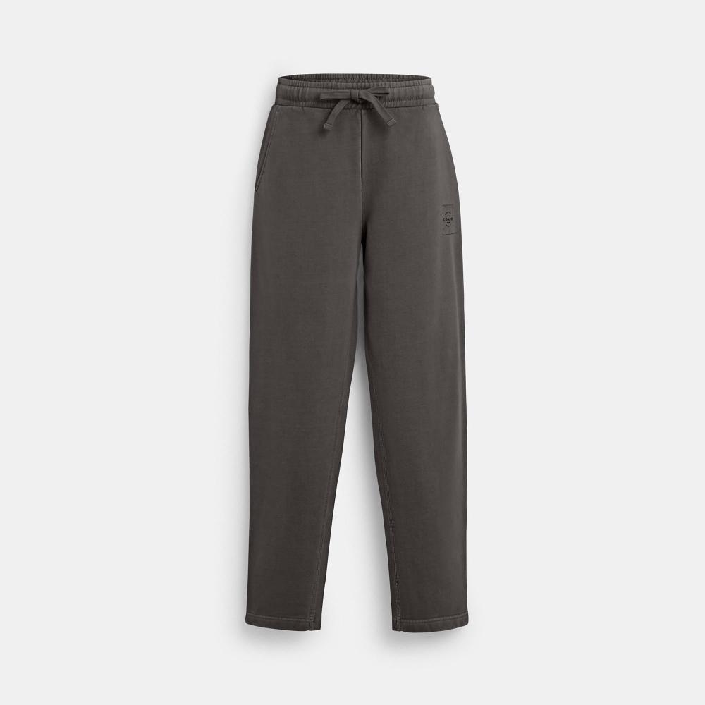 

Дымчатые спортивные штаны Coach из органического хлопка