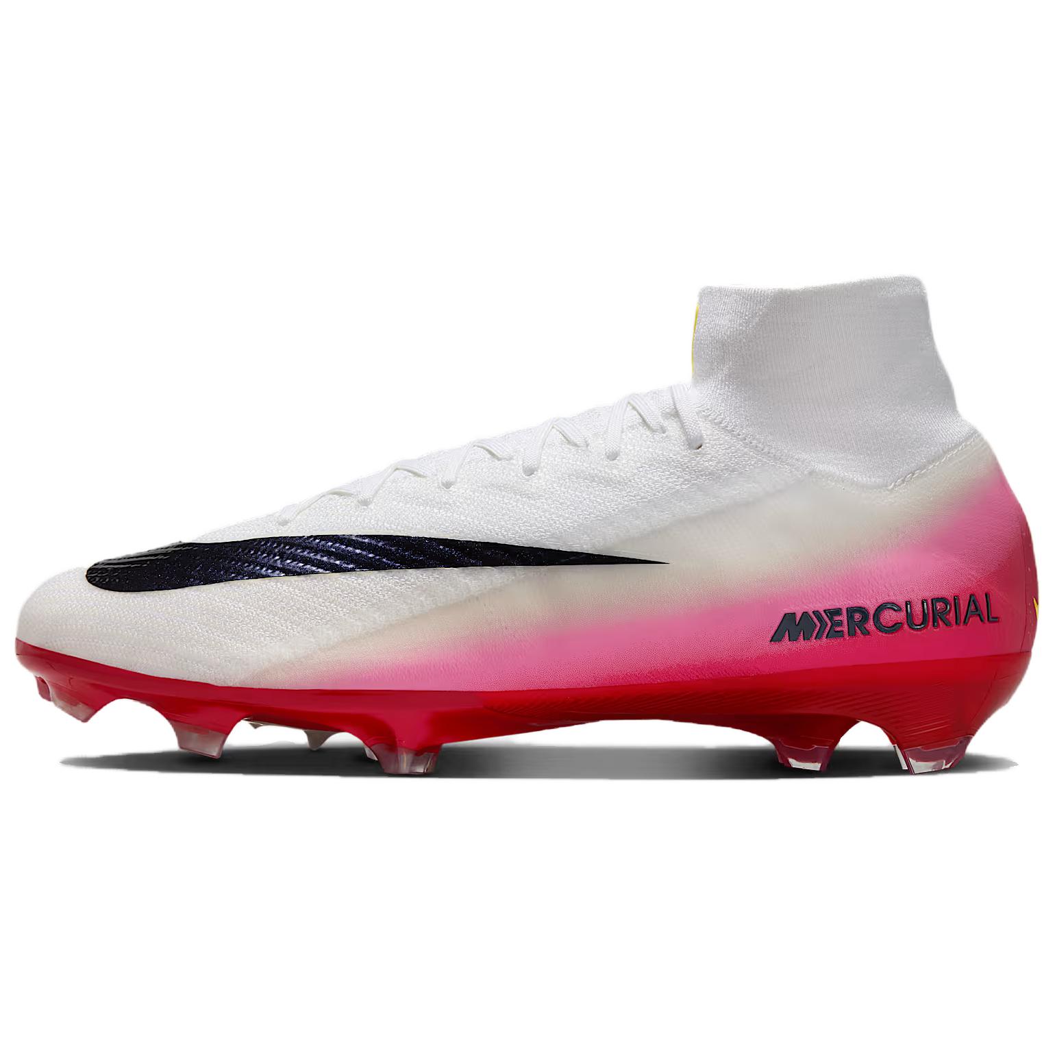 

Новые мужские футбольные бутсы Nike Mercurial Superfly 10 Elite FG для твердого грунта, устойчивые к истиранию, унисекс, бело-красные HJ7321-600 40.5