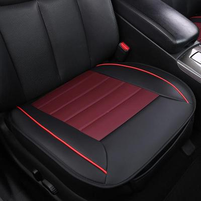 Universal Car Seat Cushion Set: Luxury Nappa Leather, All-Season, Backless Design, Fits Five Seats