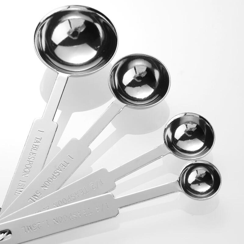 MDNG Stainless Steel 5-Piece Measuring Spoon Set