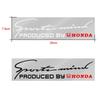 Car Hot 2025 Auto Light Eyebrow Sticker Personalized Headlight Decal Car Hood Decoration For Honda Civic dio crv fit CR-V Accord