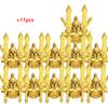 11Pcs Medieval Stormwind Soldiers Golden Knights Building Blocks Accessories Helmet Sword Weapons Action Figures Kids Toys Gifts