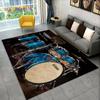 Drum Kit Music Instruments Drum Set Area Rug,Carpet for Home Living Room Bedroom Sofa Doormat Kitchen Decor,Non-slip Floor Mat