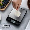 Digital Kitchen Food Scale with LCD Display 304 Stainless Steel Kitchen Balance for Fitness Baking Weighing