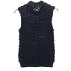 MACPHEE No Sleeve Knit S Navy Women Used