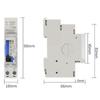 15 Minute Mechanical Timer Switch SUL180A with DIN Rail Mount and Cyclic Timing for Energy Efficient Scheduling