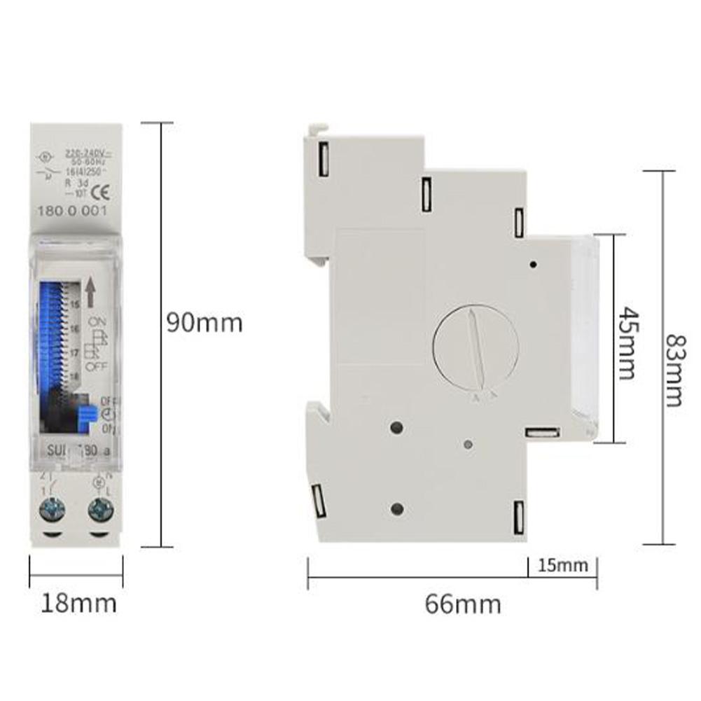 

15 Minute Mechanical Timer Switch SUL180A with DIN Rail Mount and Cyclic Timing for Energy Efficient Scheduling China Mainland