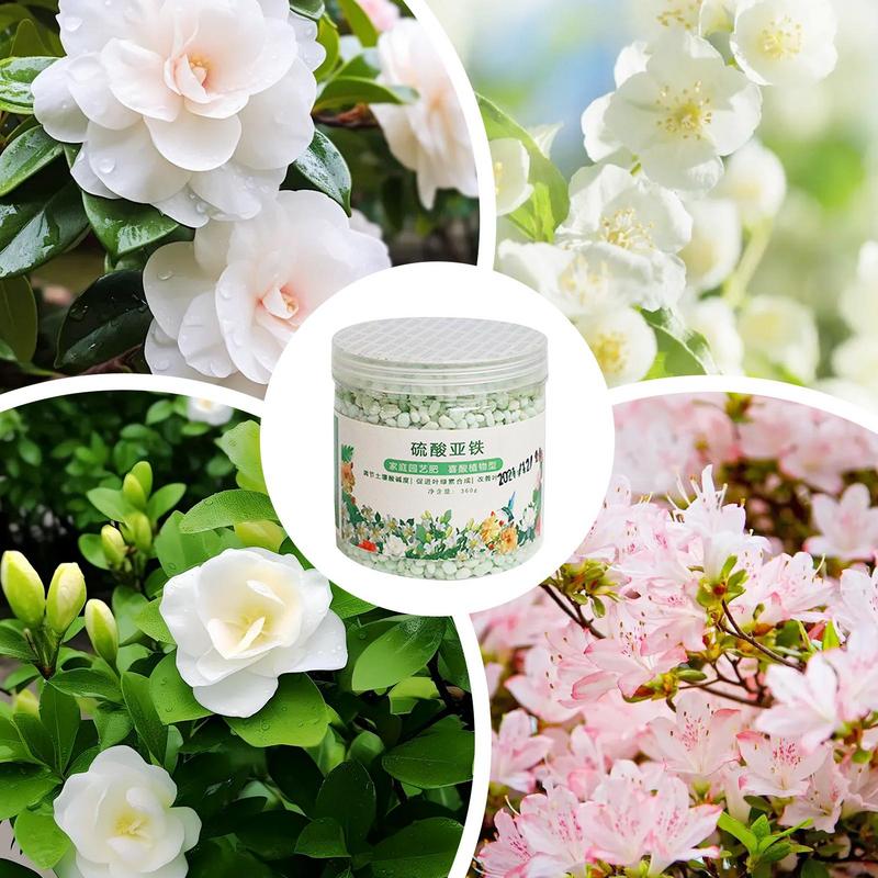 1pcs 360g Ferrous Sulfate Fertilizer Acid-loving Plant Gardenia Special Iron Fertilizer Soil Regulation Compound Fertilizer