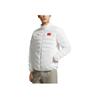 Anta Training Series Logo Print Zipper Down Jacket Men Outerwear White 152247966-1