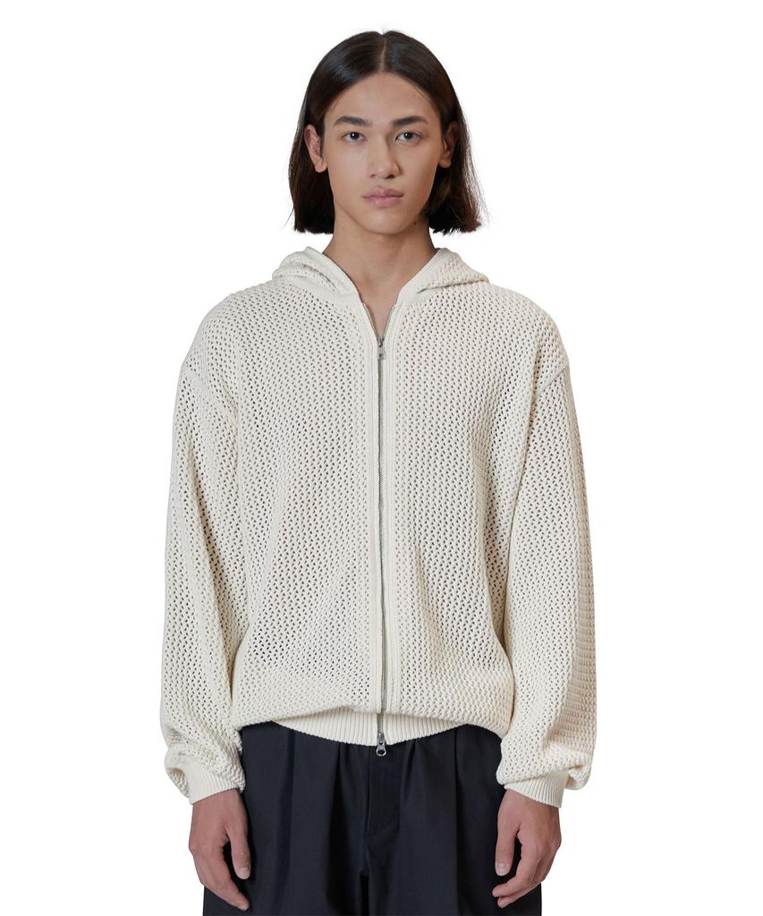 Brownyard Resort Zip-Up Hoodie, Ivory
