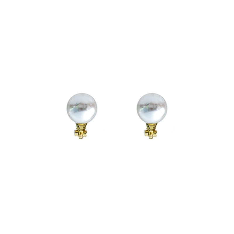 French Light Luxury Pearl Earclips, Niche Retro Temperament Earrings, High-End And Unique Earrings