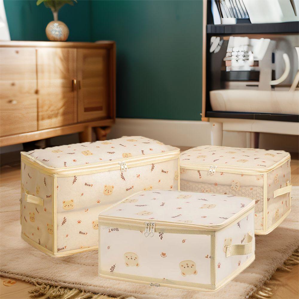 Foldable Clothes Storage Box Waterproof Closet Storage Organizer  Bedroom