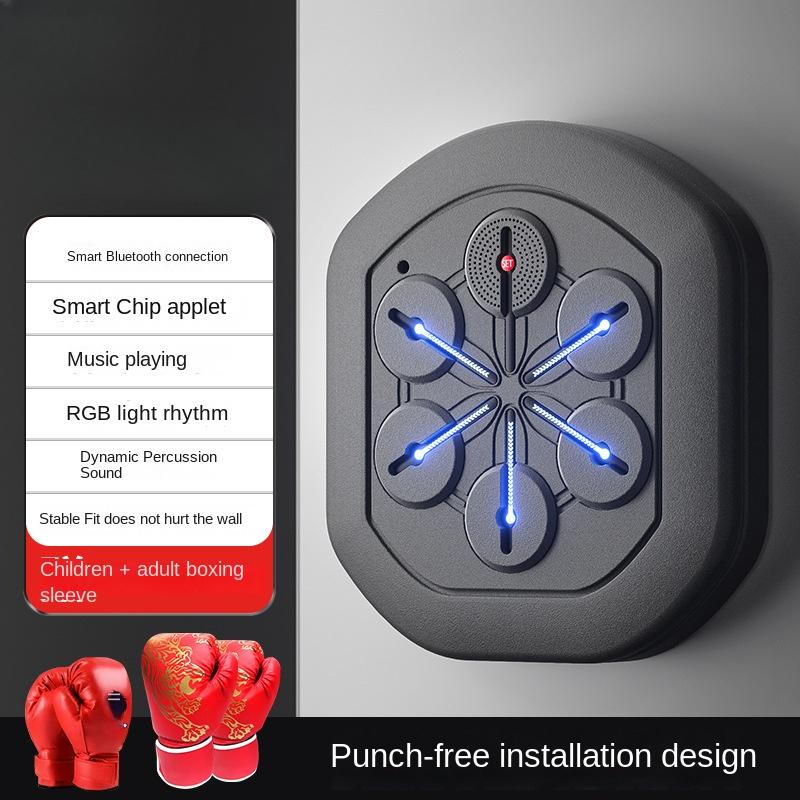 

Интеллектуальный музыкальный боксерский тренажер, тренировочное оборудование, вертикальная боксерская практика, настенная мишень для детей и взрослых, боксерская мишень C