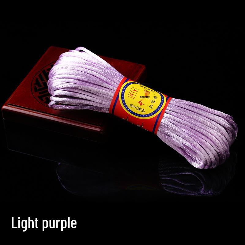 Red Polyester Chinese Knotting Cord for DIY Bracelets and Beading