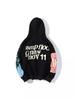 Kanye Unisex Heart Letter Graffiti Hoodie - Plush, Couple Style Sweatshirt