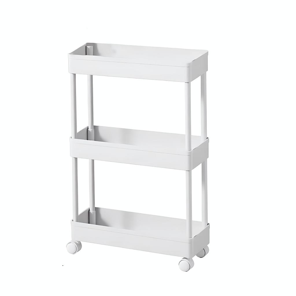 SVOHZAV Kitchen Slim Storage Cart with Pet Bottle Refrigerator Side Bathroom Slim Spice Rack Cart, Casters, 13cm, 18cm, 22cm, Rack, Storage, Storage,