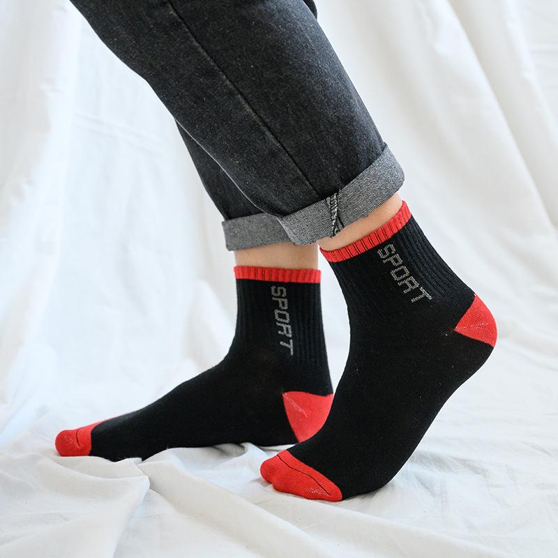 Haute qualité 10 paires/lot chaussettes pour hommes professionnels élasticité confortable respirant Trekking vélo coton chaussettes pour homme EU38-45