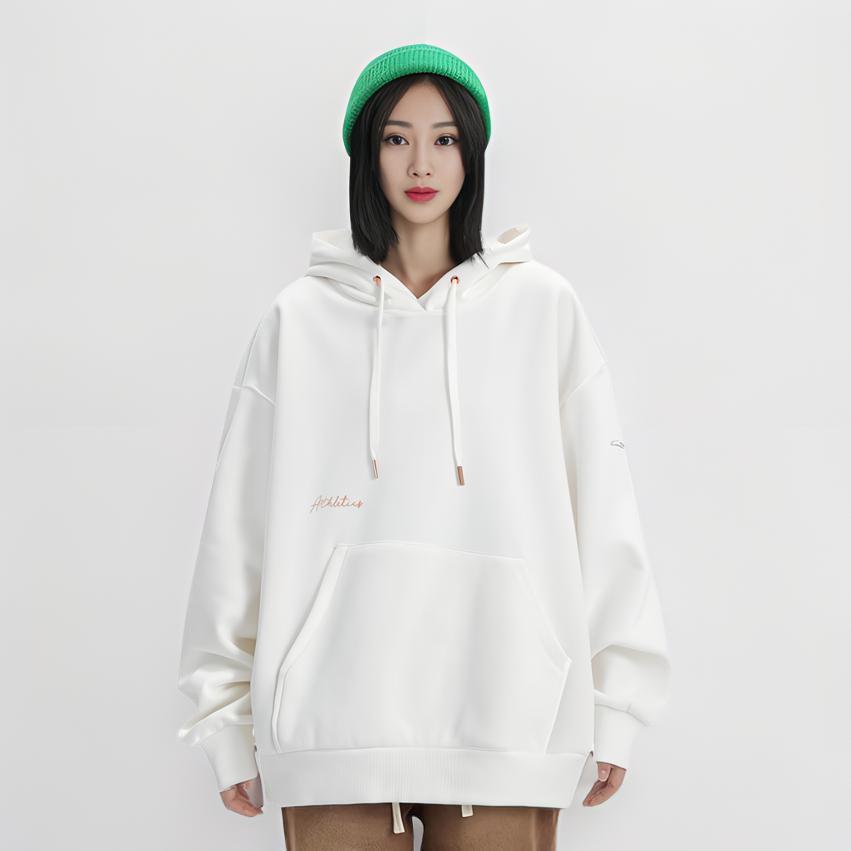 Anta Comfortable Casual Versatile Hoodie Women Hoodies Paper-White 162447721N-3