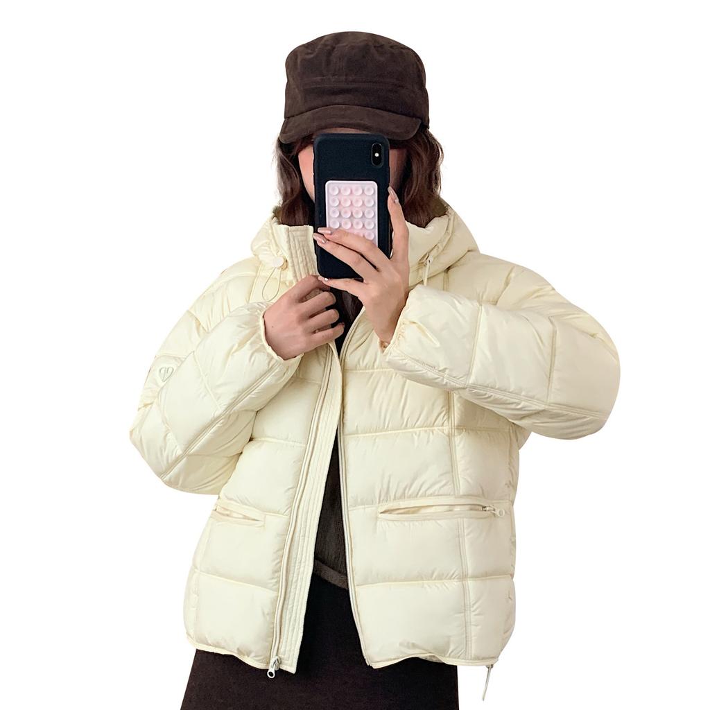 Padded clothes women's short padded jackets winter new hooded warm small thickened padded jackets
