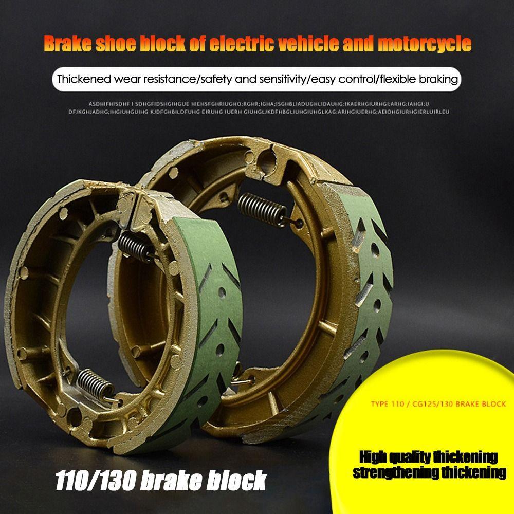 110 130 Drum Brake Shoes Disc Brake Brake Pad Block Motorcycle Disc Brake Pads Electric Vehicle