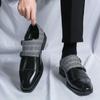 Men's Double-Breasted Leather Monk Shoes - British Style, Formal & Handmade