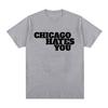 Men Fashion Hip Hop Oversized T Shirt Casual Cotton Short Sleeve Tshirts Rapper Chief Keef Chicago Hates You Same Style Tshirt