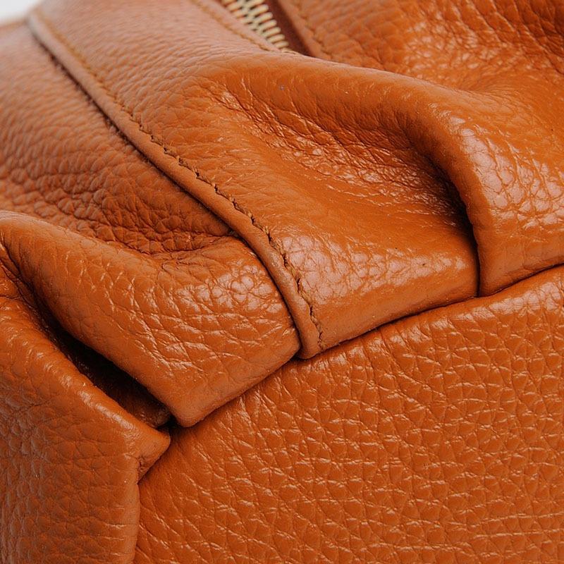 Women's Bag Carrying Fashion Genuine Leather Women's Bag Single Shoulder Crossbody Women's Bun Head Layer Cowhide