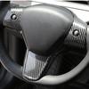My Good Car Steering Wheel Panel Cover Sequins Interior Decorate Trim Sticker for Tesla Model 3 2016-2022 Model Y