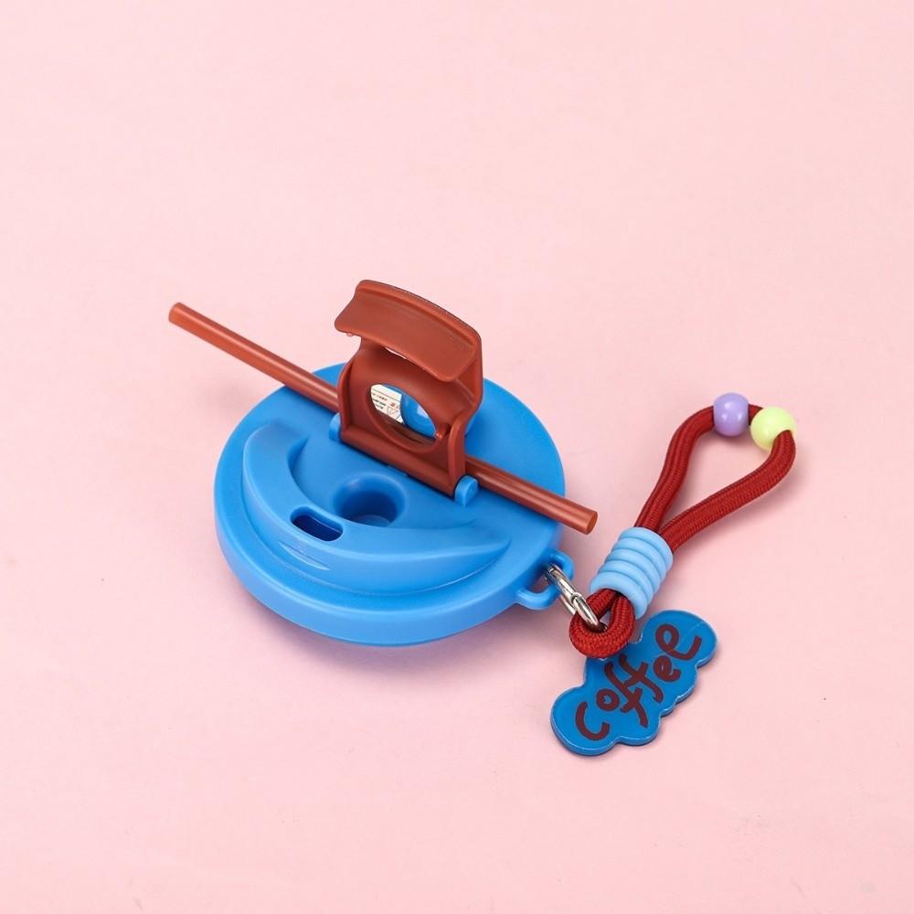 Leak-Proof Double Drink Insulated Cup Cartoon Coffee Cup Durable Vacuum Straw Cup  Office