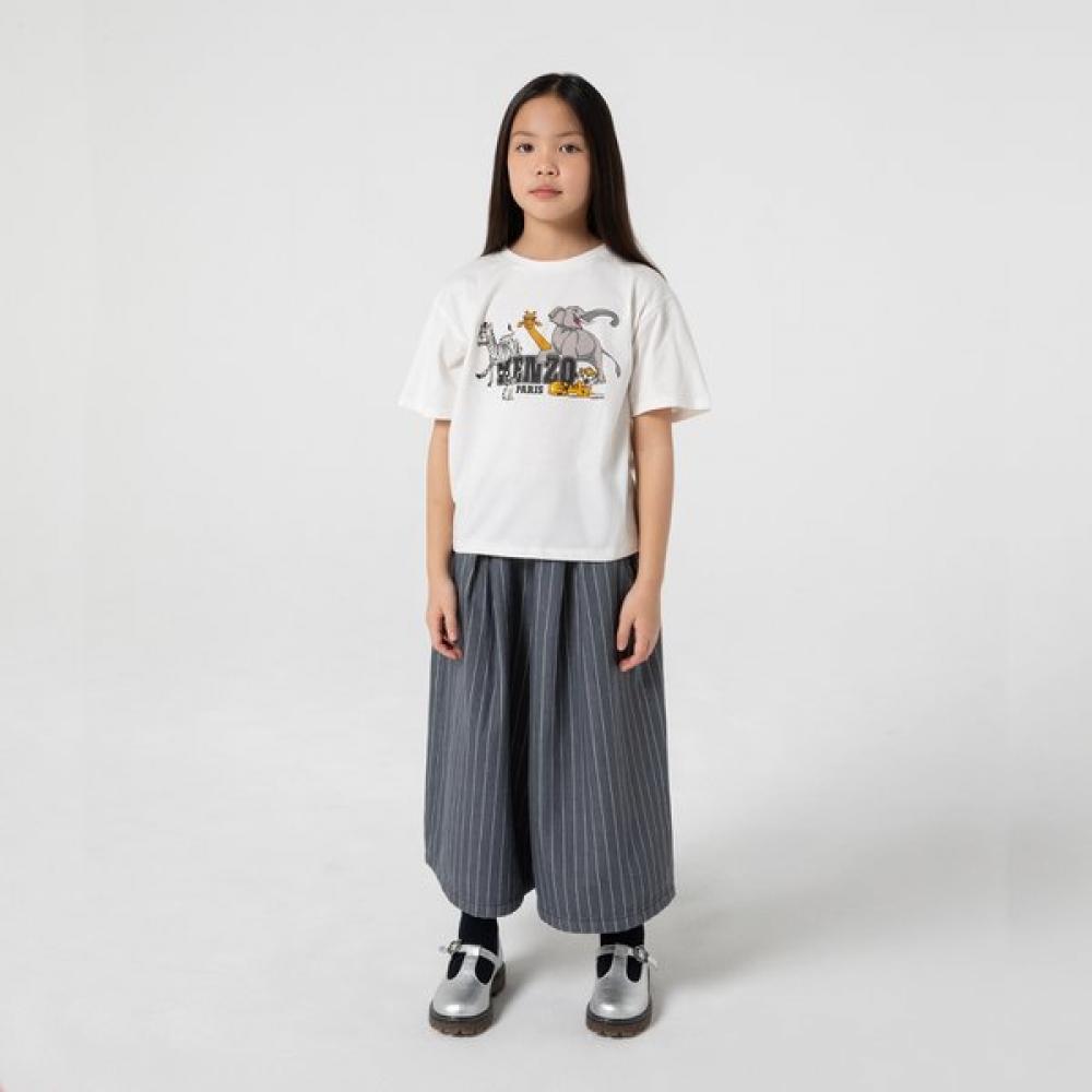 Kenzo Kids FesTive Cap 25fw T shirT z256agTf12 whiTe 12Age_150CM