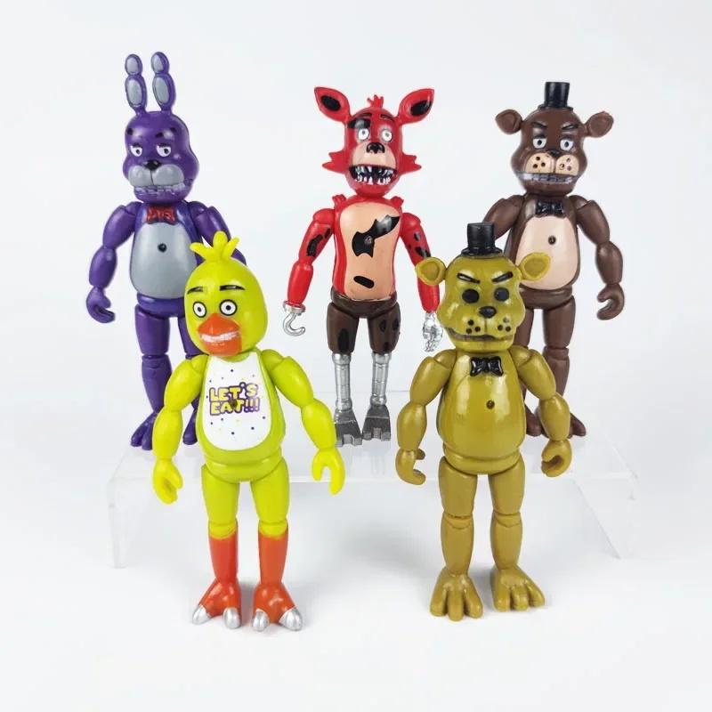 

Funko 6pcs FNAF Figures Freddy Bonnie Foxy Fazbear Bear Five Nights PVC Model Action Figures Toys for Kids Birthday Gift