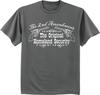 Big and Tall T-shirt 2nd Amendment Homeland Security King Size Bigmen Tee