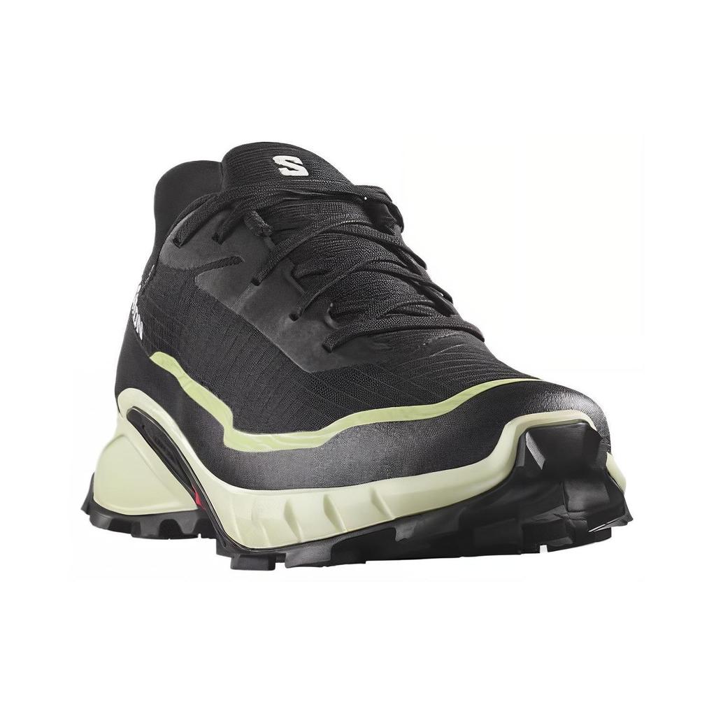 SALOMON Alphacross 5 Gtx Lace-Up Shock Absorbing Non-Slip Low-Top Trail Running Shoes Women Sneaker Black 474606