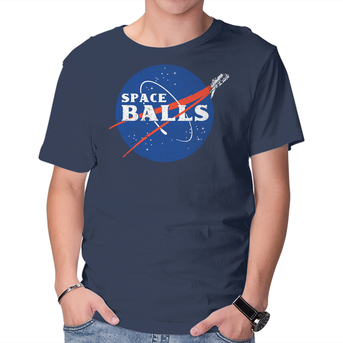 Unisex Crew Neck T-Shirt Ludicrous Graphic Short Sleeve Casual Tee M